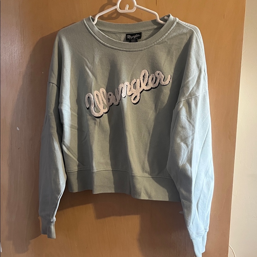 Wrangler Sky Blue Crewneck Sweatshirt